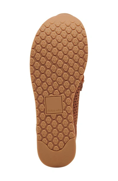 Dolce Vita Jhenee Platform Sneaker In Pecan Suede