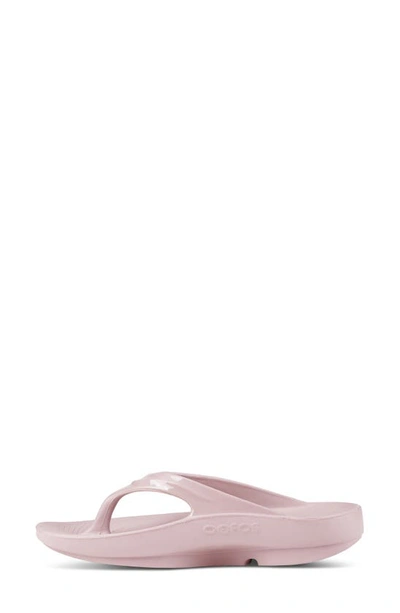 Oofos Oolala Flip Flop In Stardust