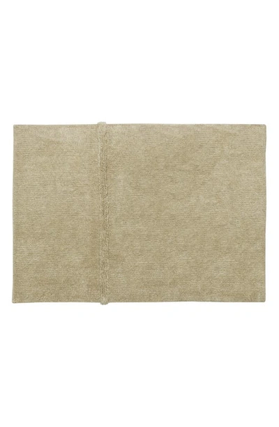 Shop Lorena Canals Tundra Woolable Washable Wool Rug In Blended Sheep Beige