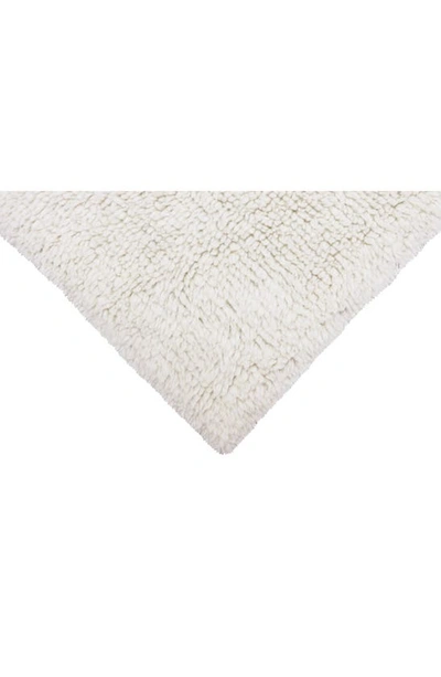 Lorena Canals Tundra Woolable Washable Wool Rug In Blended Sheep White