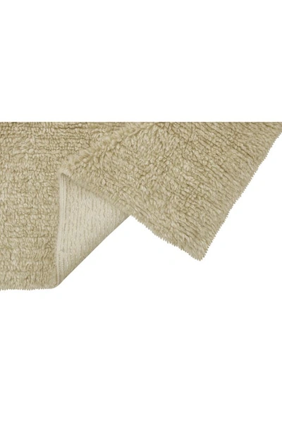 Shop Lorena Canals Tundra Woolable Washable Wool Rug In Blended Sheep Beige