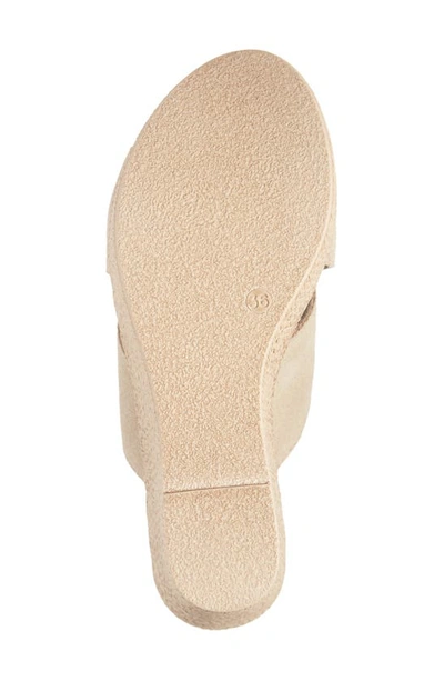 Cordani Braylin Espadrille Wedge Sandal In Sand-arena Suede