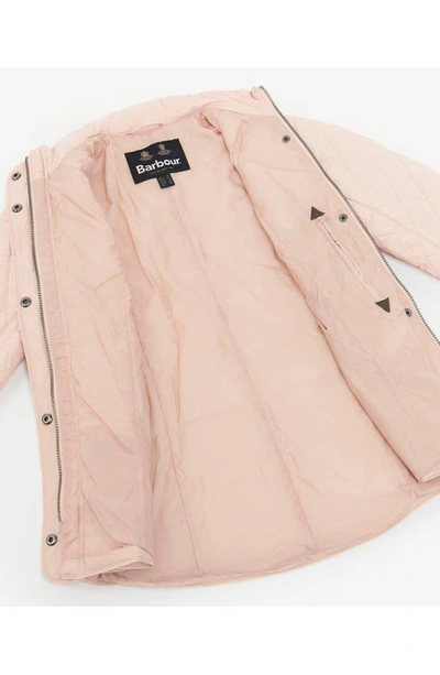 Shop Barbour Flyweight Quilted Jacket In Rose Dust