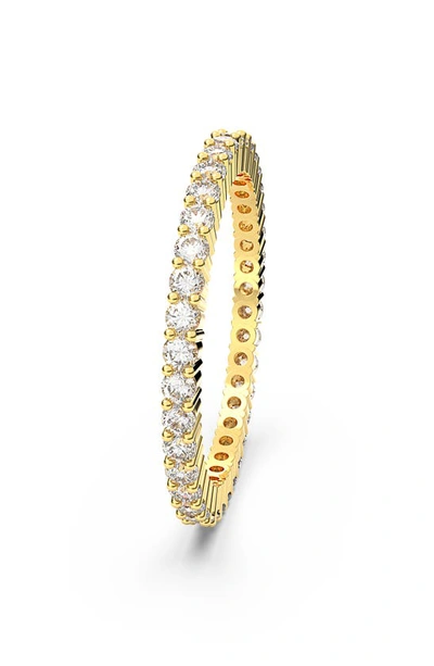 Swarovski Vittore Eternity Ring In Gold