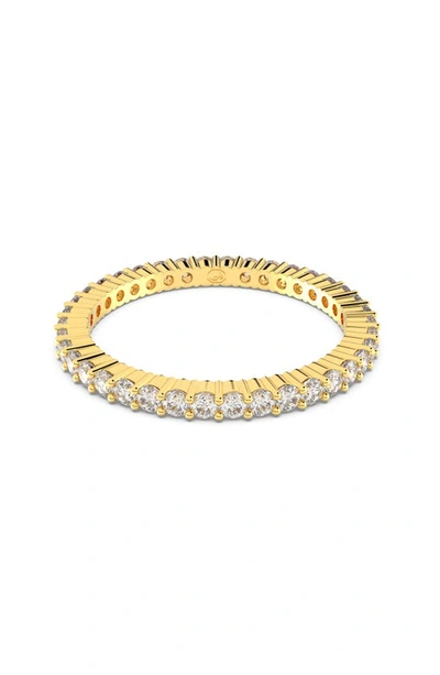 Swarovski Vittore Eternity Ring In Gold