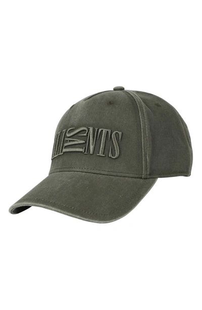 Shop Allsaints Oppose Baseball Cap In Meadow Green