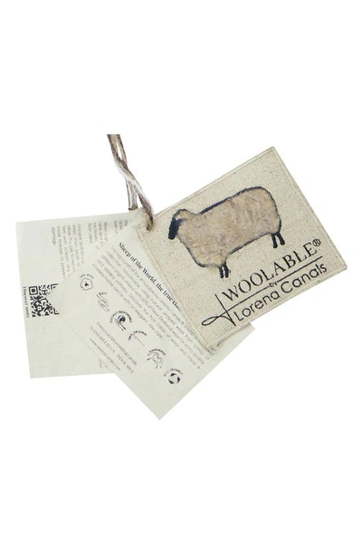 Lorena Canals Steppe Woolable Washable Wool Rug In Sheep Beige