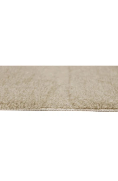 Lorena Canals Steppe Woolable Washable Wool Rug In Sheep Beige