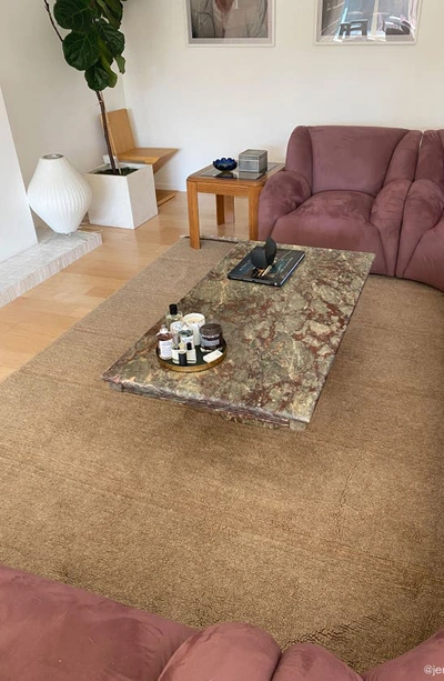 Lorena Canals Steppe Woolable Washable Wool Rug In Sheep Beige
