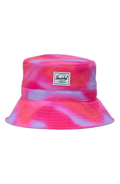 Shop Herschel Supply Co Beach Bucket Hat In Sunset Lava