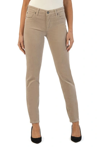 Shop Kut From The Kloth Diana Stretch Corduroy Skinny Pants In Sand Jm