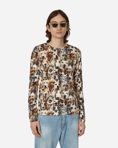 Shop Martine Rose Cats And Dogs Stretch Top In Multicolor