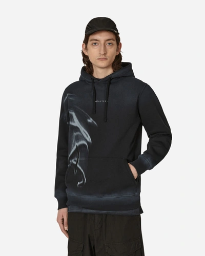 Shop Alyx Graphic Hooded Sweatshirt In Black