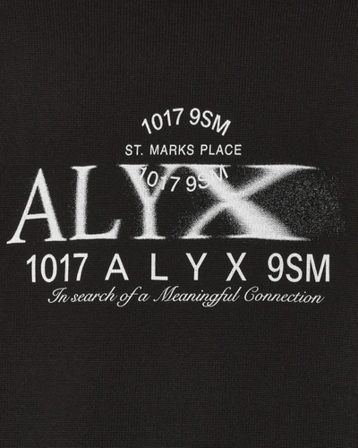 Shop Alyx Graphic Crewneck Sweater In Black