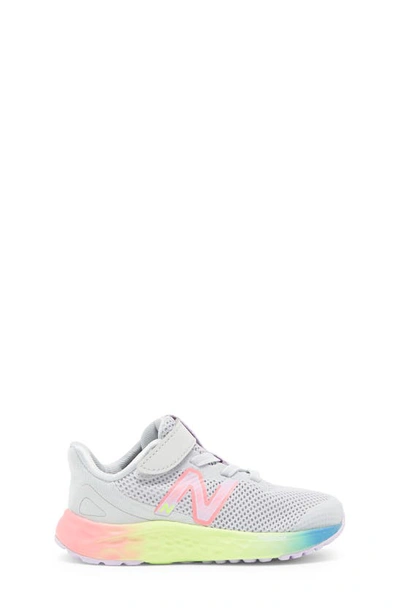 Shop New Balance Kids' Freshfoam Arishi V4 Bungee Sneaker In Light Aluminum