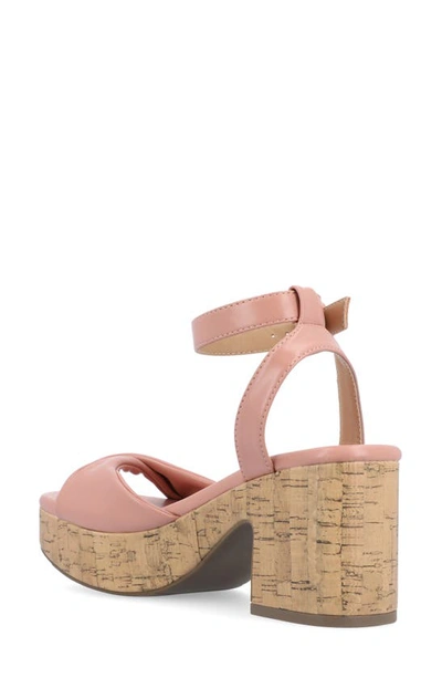 Journee Collection Tru Comfort Eianna Sandal In Pink
