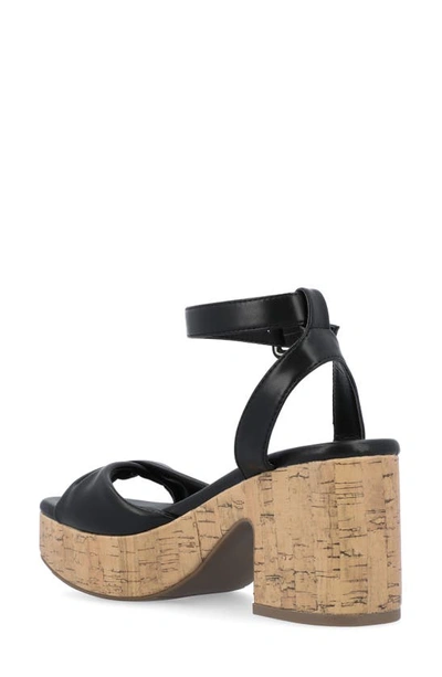 Journee Collection Tru Comfort Eianna Sandal In Black