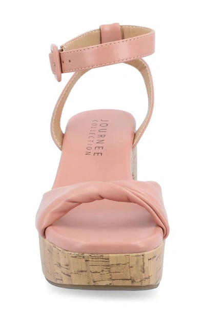 Journee Collection Tru Comfort Eianna Sandal In Pink