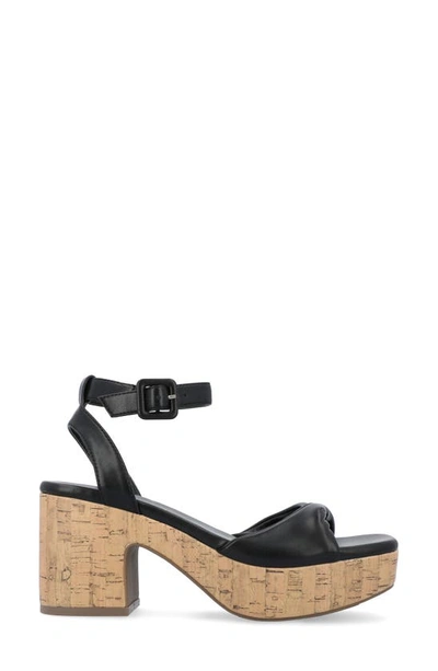 Journee Collection Tru Comfort Eianna Sandal In Black