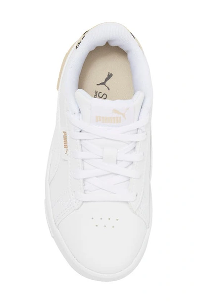 Shop Puma Jada Animal Print Sneaker In  White-granola-black-gold