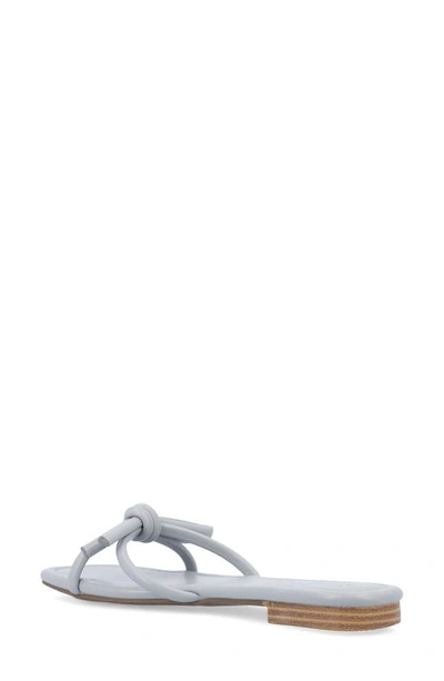 Journee Collection Soma Bow Sandal In Blue