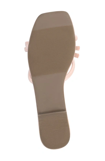 Journee Collection Soma Bow Sandal In Pink