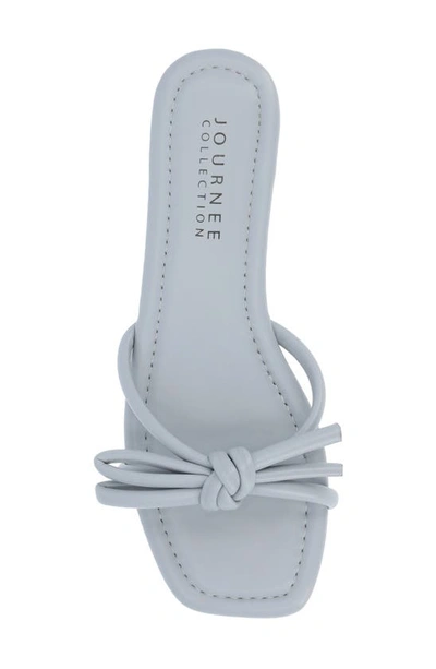 Shop Journee Collection Soma Bow Sandal In Blue
