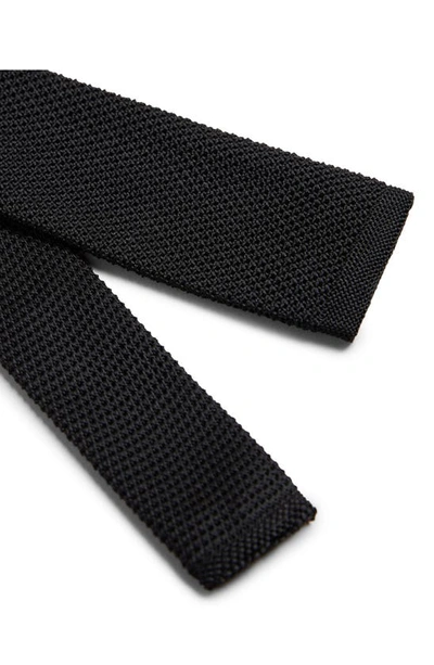 Shop Ted Baker Kallino Knitted Tie In Black