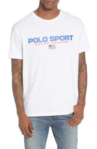 Shop Polo Ralph Lauren Polo Sport T-shirt In White