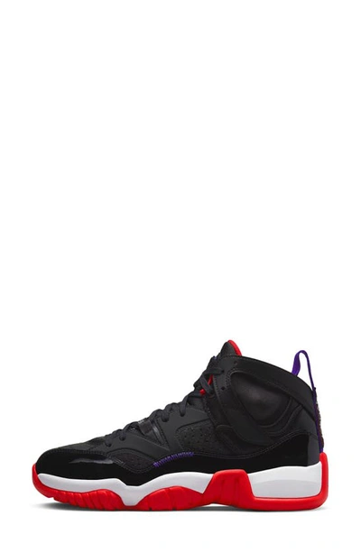 Shop Nike Jumpman Two Trey Basketball Sneaker In Black/ Red/ Concord/ White