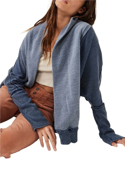 Shop Free People Monday-friday Cardigan In Blue Depth