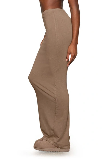 Skims Knit Maxi Skirt In Desert