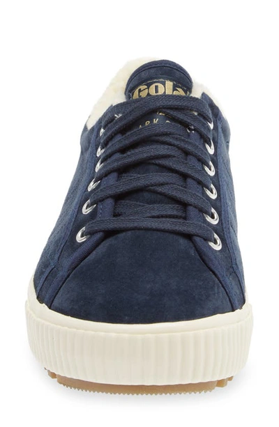 Gola Nordic Faux Shearling Sneaker In Navy