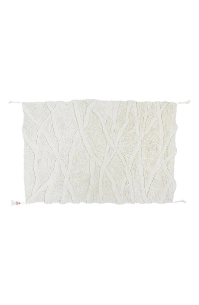Lorena Canals Woolable Enkang Ivory Washable Wool Rug In Ivory Xl
