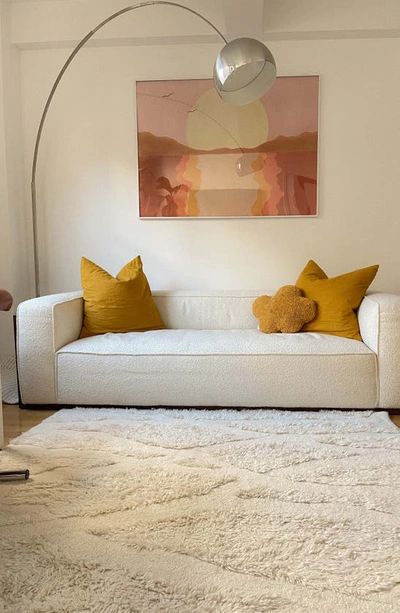 Lorena Canals Woolable Enkang Ivory Washable Wool Rug In Ivory L