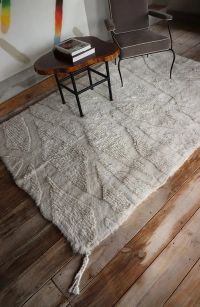 Shop Lorena Canals Woolable Enkang Ivory Washable Wool Rug In Ivory Xl