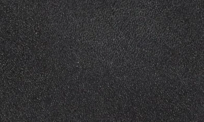 Comme Des Garçons Outside Pocket Two-compartment Leather Wallet In Black