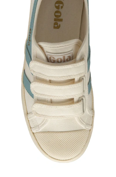 Shop Gola Coaster Low Top Sneaker In Off White/ Powder Blue