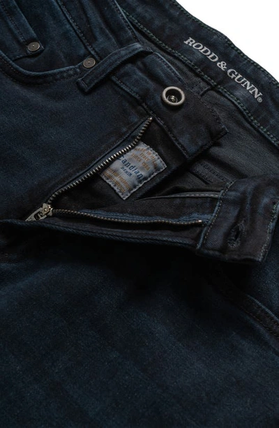 Rodd & Gunn Weston Straight Italian Denim In Blue Black