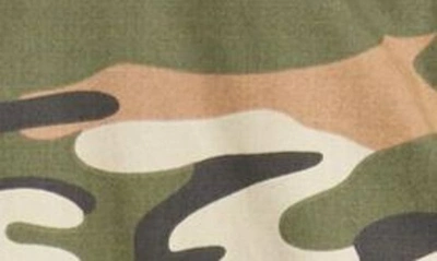 Cat Wwr Camo Cotton Ripstop Snap-up Shirt In Camouflage