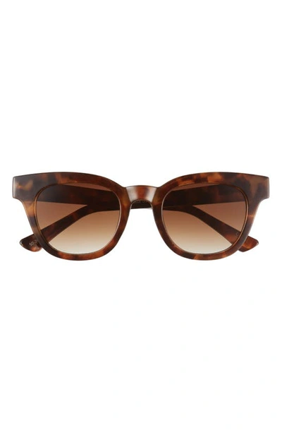 Shop Aire 50mm Dorado D-frame Sunglasses In Tort / Brown Grad