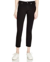 7 FOR ALL MANKIND KIMMIE CROP JEANS IN BLACK,AU8115526A
