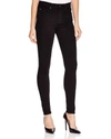A.w.a.k.e. Womens Super Black The Farrah Skinny High-rise Jeans 25 In Black