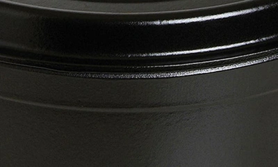 Staub 13.25-quart Cast Iron Round Cocotte In Matte Black