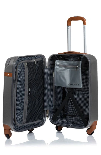Shop Champs Vintage Collection Luggage 2-piece Set In Grey