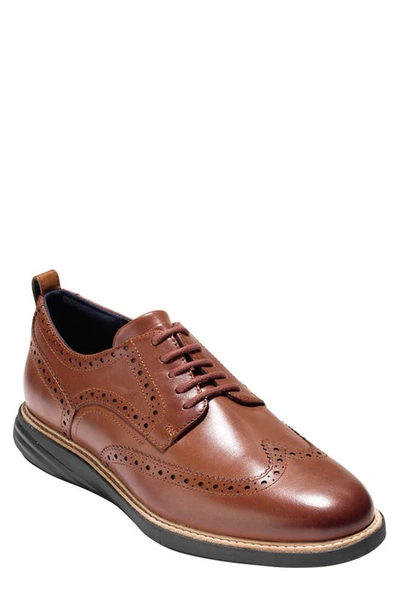 Cole Haan Grandevolution Wingtip Derby In British Tan/ Java Leather ...