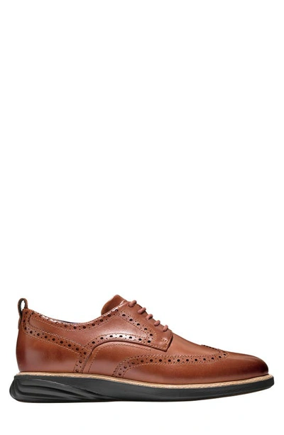 Cole Haan Grandevolution Wingtip Derby In British Tan/ Java Leather ...
