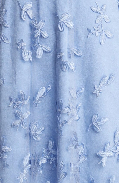 Dress The Population Darleen Sky Blue Floral Dress In Sky