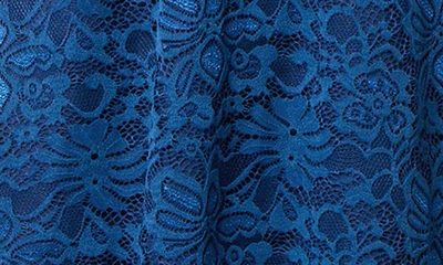Kiyonna Maria Lace Evening Gown In Nocturnal Navy