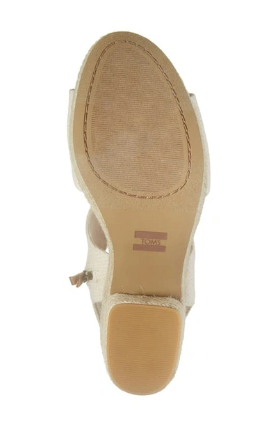 Shop Toms Majorca Platform Sandal In Natural